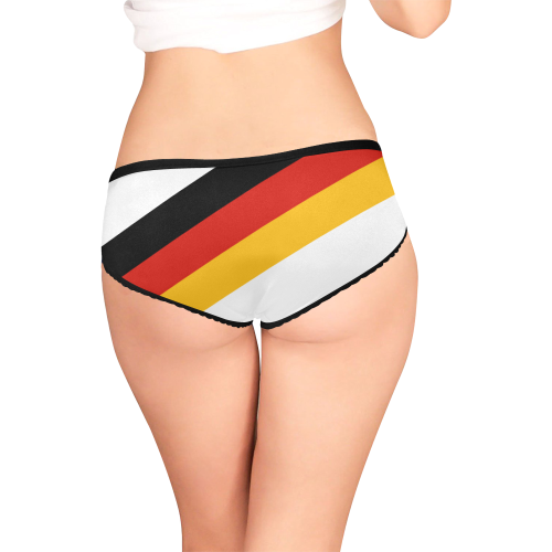 German Flag Colored Stripes Women's All Over Print Girl Briefs (Model L14)