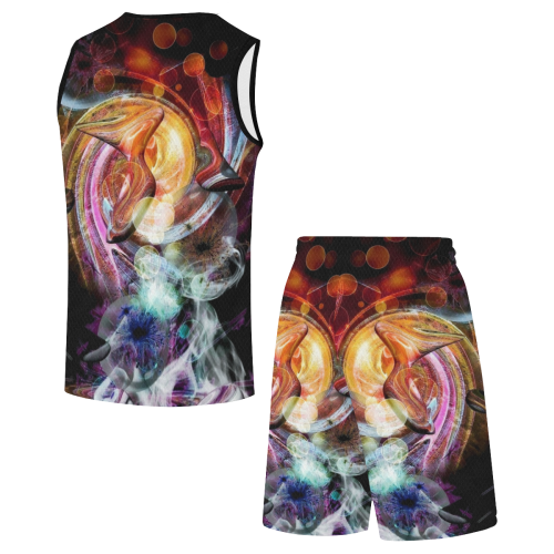Dark Universe by Nico Bielow All Over Print Basketball Uniform
