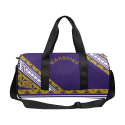 Little Wound Warriors Purple Gold Duffle Bag (Model 1679)
