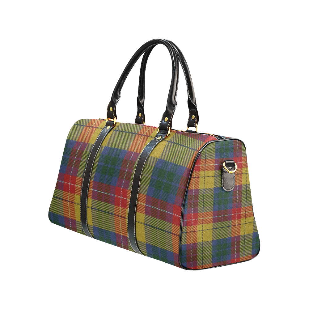 Buchanan Modern Tartan Crest Satchel Bag