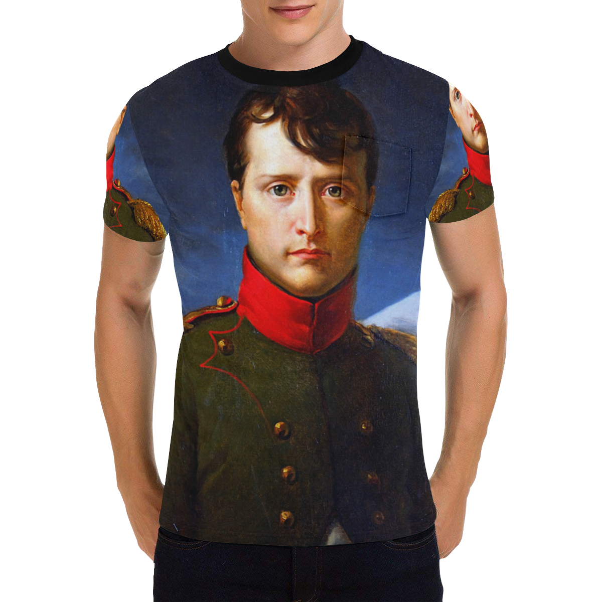 Napoleon Bonaparte Men's All Over Print T-Shirt with Chest Pocket ...