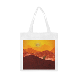 In The Desert Canvas Tote Bag/Small (Model 1700)