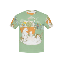 Happy Camping Bears Kids' All Over Print T-shirt (USA Size) (Model T40)