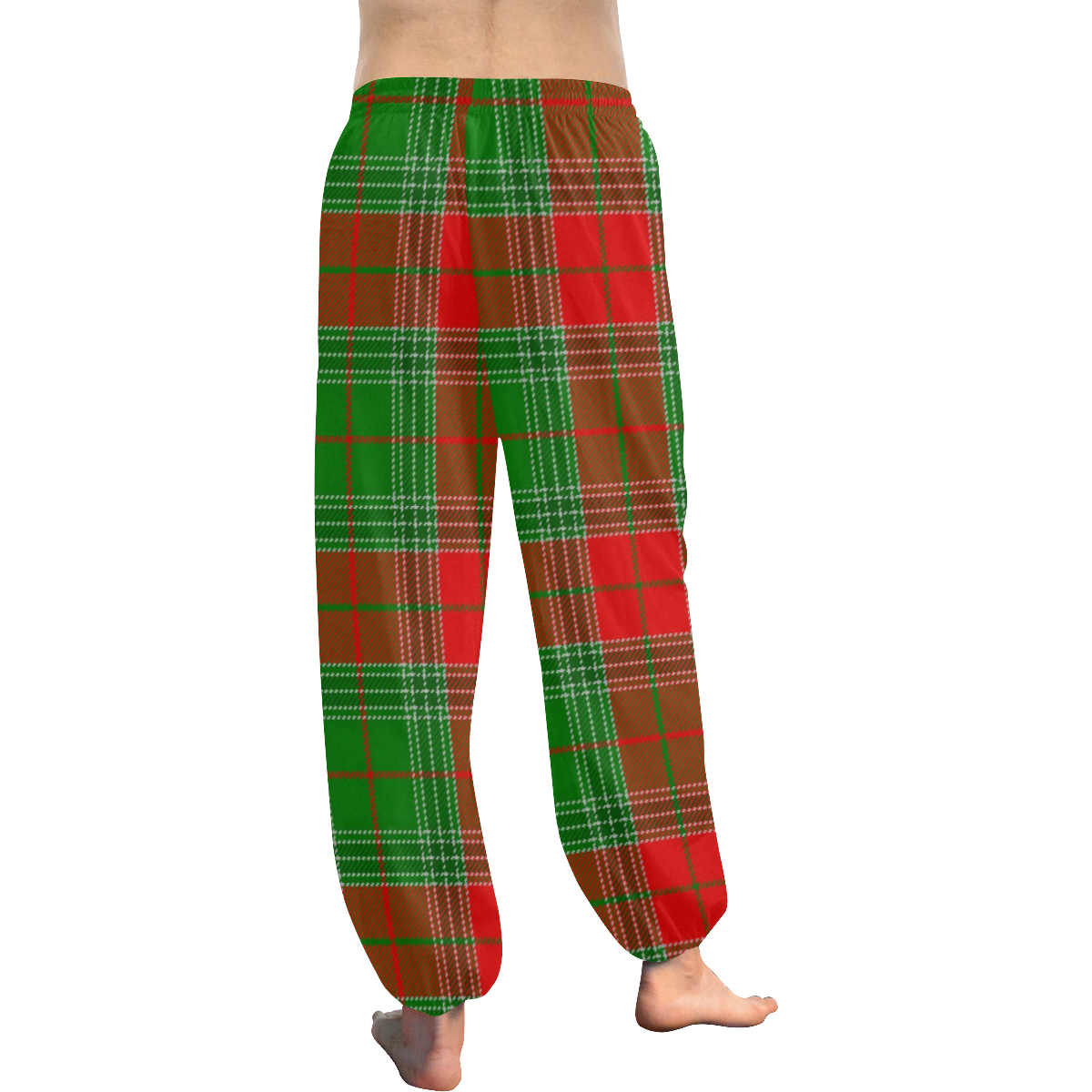 Christmas Plaid Women's All Over Print Harem Pants (Model L18) | ID ...