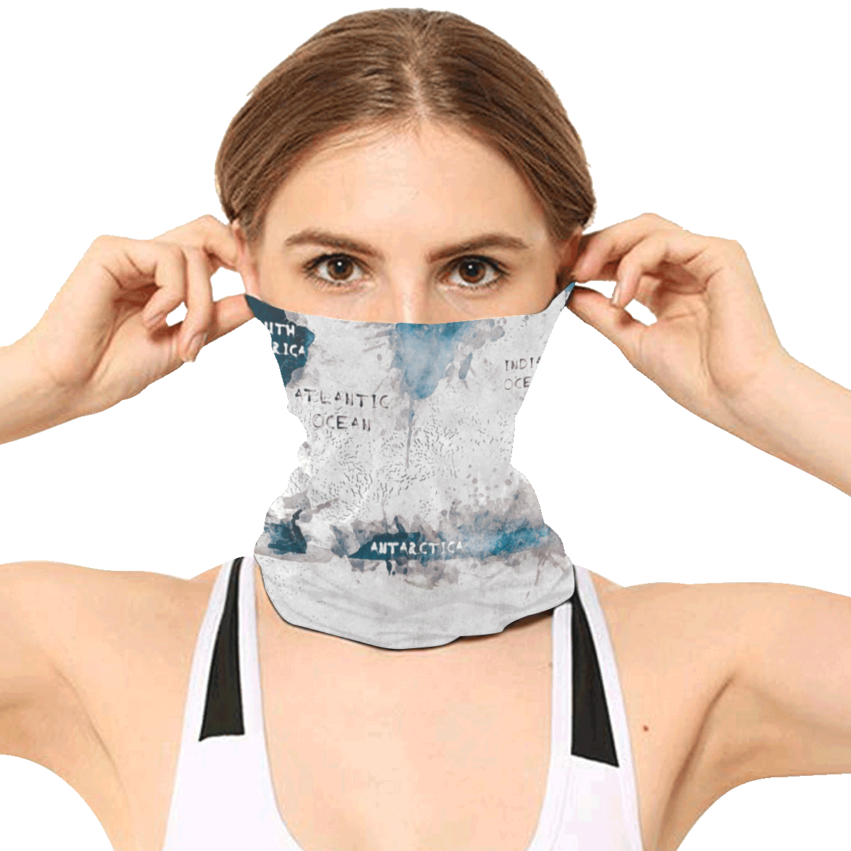 world map map worldmap Multifunctional Headwear ID D5049134