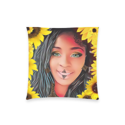 SUNLAY PILLO Custom  Pillow Case 18"x18" (one side) No Zipper