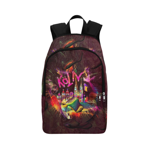 Cologne / Köln Popart by Nico Bielow Fabric Backpack for Adult (Model 1659)