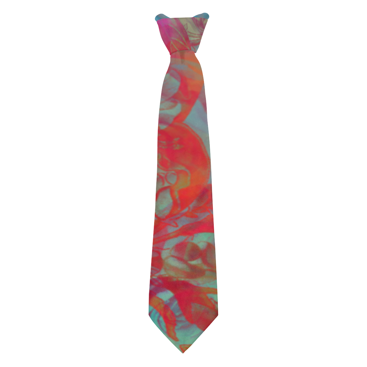 Hidden Pattern Tie flowers #flowers #pattern Custom Peekaboo Tie with Hidden Picture | ID ...