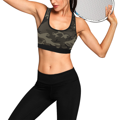 All-Over Print Women's Sports Bra Suit main image 1