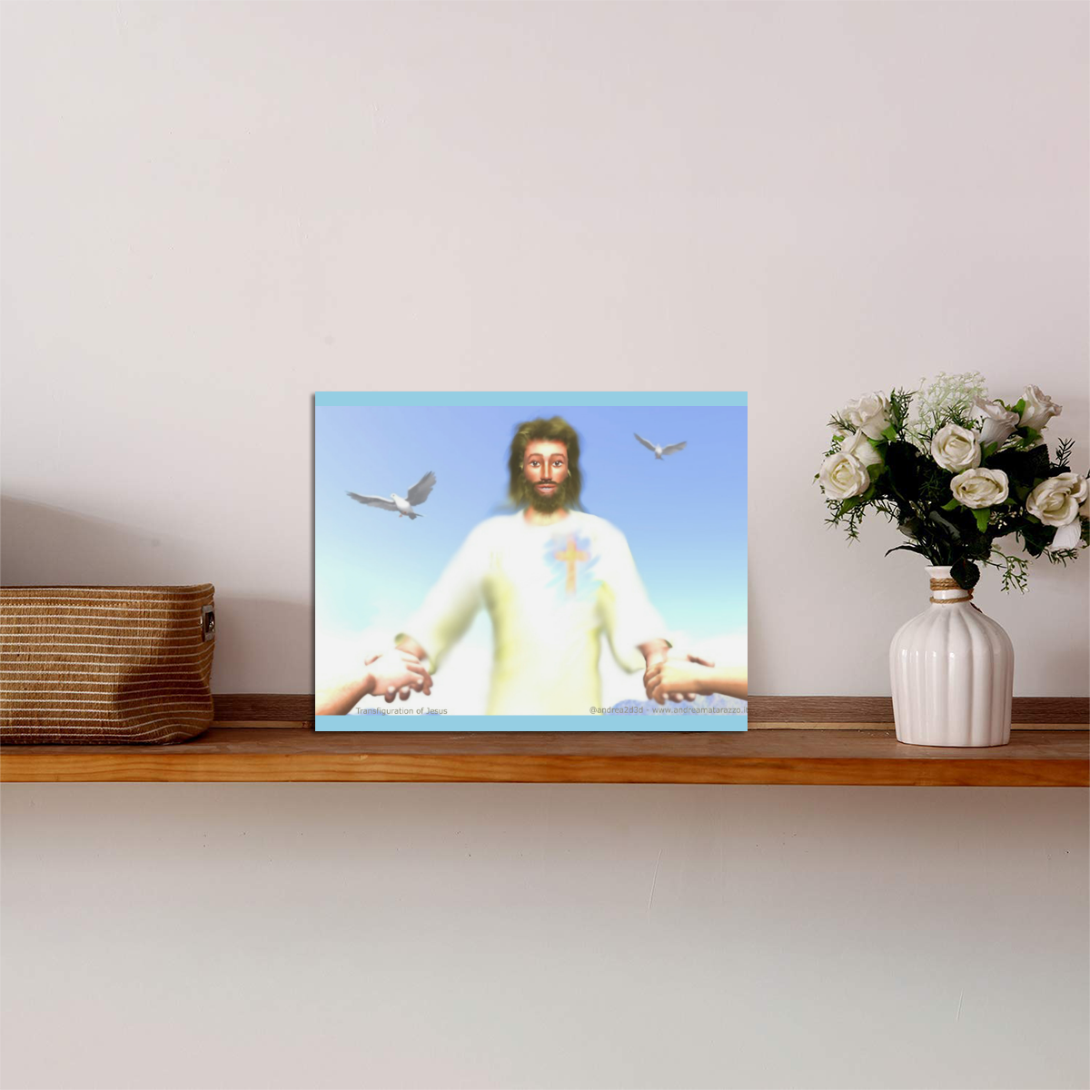 The Transfiguration of Jesus Photo Panel for Tabletop Display 8