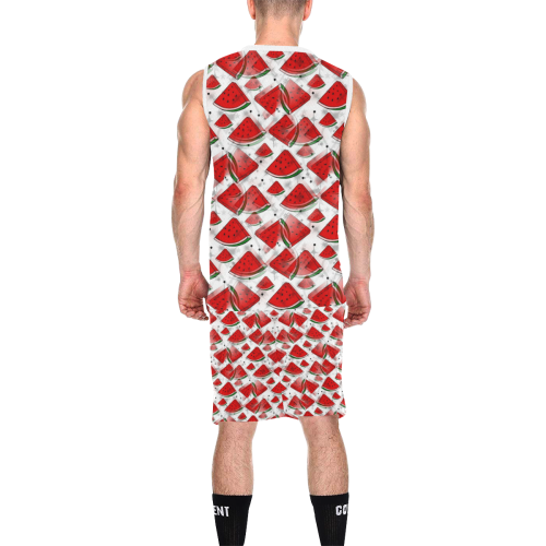 Melon by Nico Bielow All Over Print Basketball Uniform