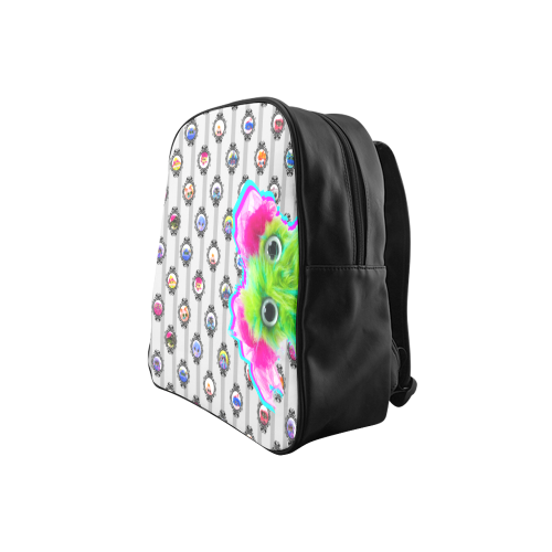 popart_saltybangbang_gray School Backpack (Model 1601)(Small)