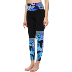 Entropy Women's All Over Print High-Waisted Leggings (Model L36)