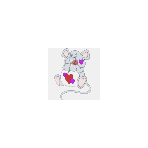 Valentine Mouse Personalized Temporary Tattoo (15 Pieces)