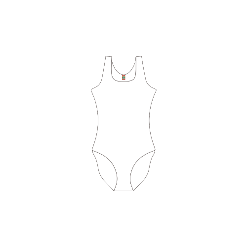 Insectal Convergance 4 Private Brand Tag on Women's One Piece Swimsuit (3cm X 5cm)