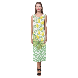 Butterfly And Lemons Phaedra Sleeveless Open Fork Long Dress (Model D08)