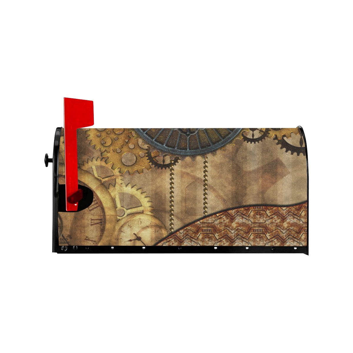 Steampunk, elegant, noble design Mailbox Cover ID D5341119
