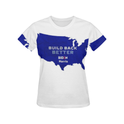 Biden - Harris 2020 by Artdream All Over Print T-Shirt for Women (USA Size) (Model T40)
