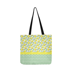 Lemons With Chevron 2 Reusable Shopping Bag Model 1660 (Two sides)