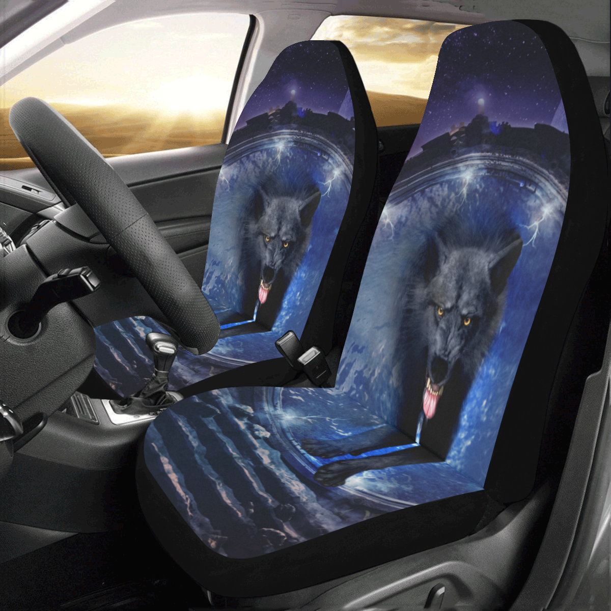 Totem Wolf Car Seat Covers