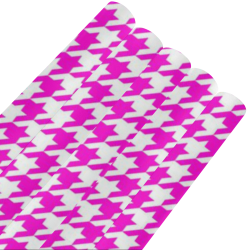 Friendly Houndstooth Pattern,pink by FeelGood Gift Wrapping Paper 58"x 23" (5 Rolls)