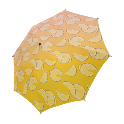 grapefruit pattern Semi-Automatic Foldable Umbrella (Model U05)