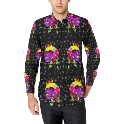 Skull by PopartLover Men's All Over Print Casual Dress Shirt (Model T61)