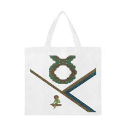 Tara by Vaatekaappi Canvas Tote Bag/Large (Model 1702)