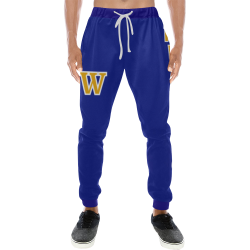 Little Wound Mustangs Men's All Over Print Sweatpants/Large Size (Model L11)