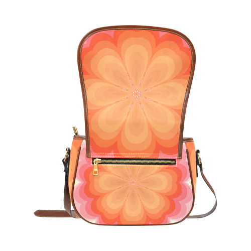 Spring Blossom Saddle Bag/Large (Model 1649)