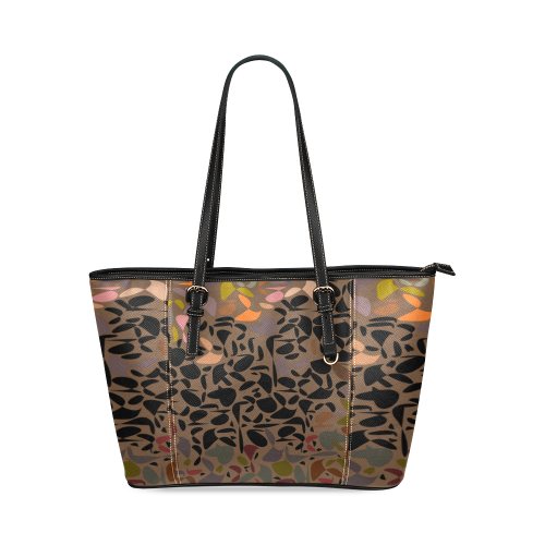 zappwaits art 6 Leather Tote Bag/Small (Model 1640)