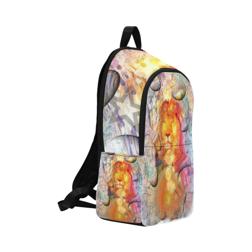 Lion Popart by Nico Bielow Fabric Backpack for Adult (Model 1659)
