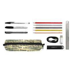 Letters by Nico Bielow Pencil Pouch/Small (Model 1681)