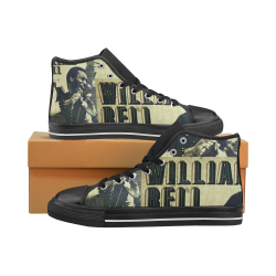William Bell Wattstax Men’s Classic High Top Canvas Shoes (Model 017)