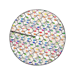 Christmas Lights by Nico Bielow Christmas Tree Skirt 47" x 47"