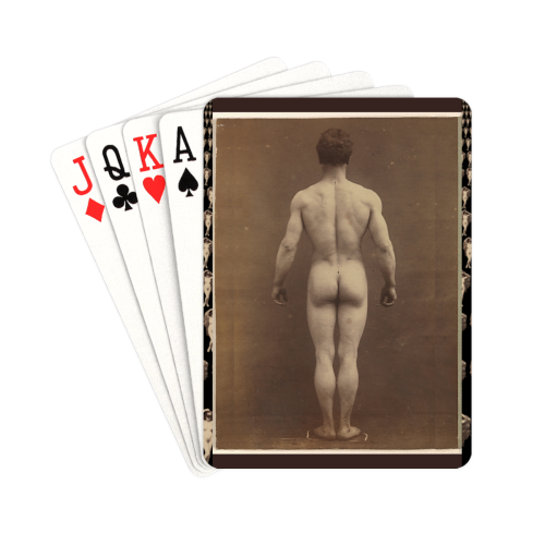The Man Playing Cards 2.5"x3.5"