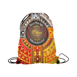 Little Wound 3rd Place Large Drawstring Bag Model 1604 (Twin Sides)  16.5"(W) * 19.3"(H)