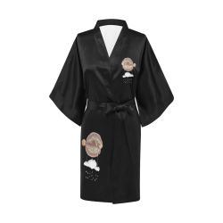 The Cloud Fish Surreal Kimono Robe