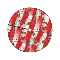 Lights by Nico Bielow Christmas Tree Skirt 47" x 47"