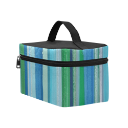 painted stripe 1 Cosmetic Bag/Large (Model 1658)