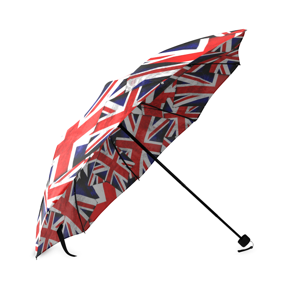 Union Jack British UK Flag Foldable Umbrella (Model U01) ID D4515751