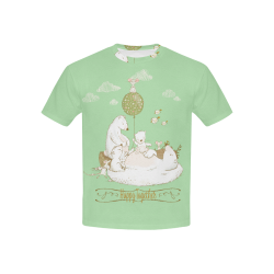 Happy Bear Family Kids' All Over Print T-shirt (USA Size) (Model T40)