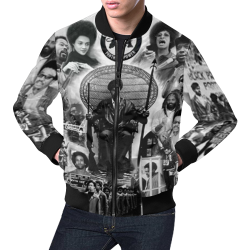 BLACK PANTHER PARTY All Over Print Bomber Jacket for Men (Model H19)