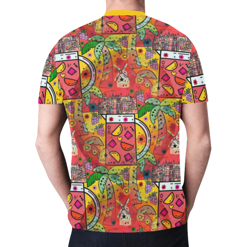 Mallorca by Nico Bielow New All Over Print T-shirt for Men (Model T45)
