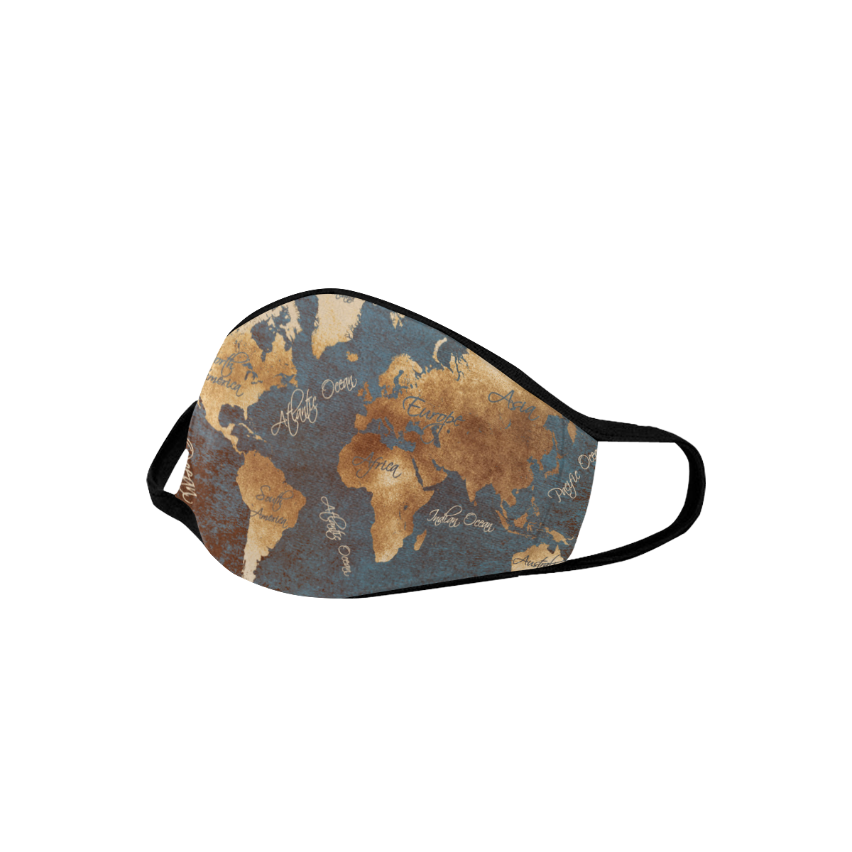 world map #map #worldmap Mouth Mask (60 Filters Included) (Non-medical ...