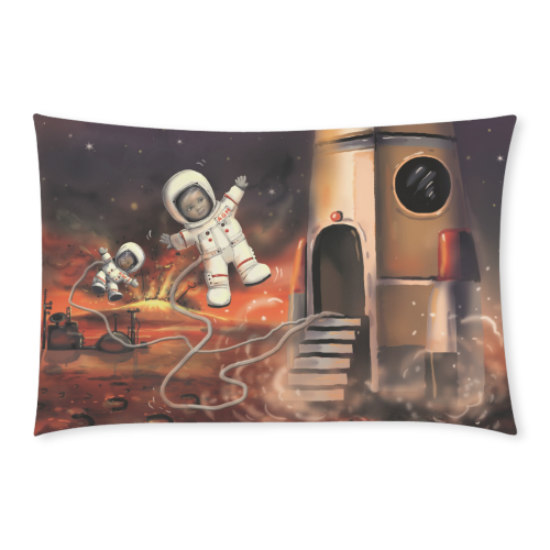 Mars Space Bed Sheet 3-Piece Bedding Set