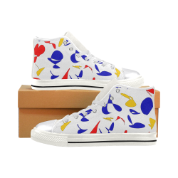 zappwaits 002 Women's Classic High Top Canvas Shoes (Model 017)