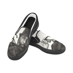 WB Photo1 Women's Unusual Slip-on Canvas Shoes (Model 019)