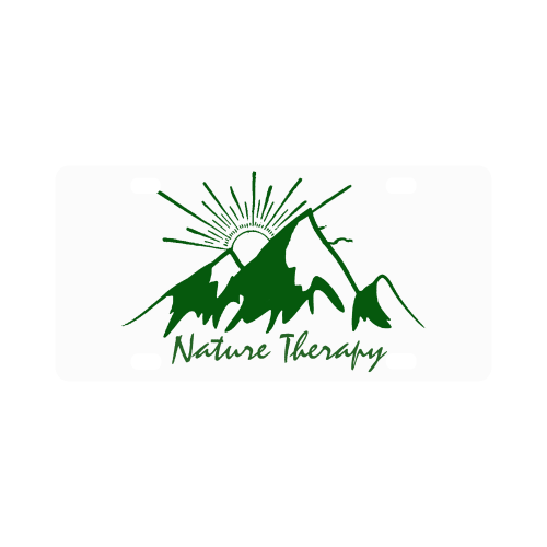 nature therapy Classic License Plate