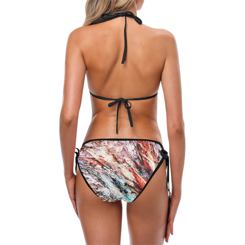 fall trees Custom Bikini Swimsuit (Model S01)